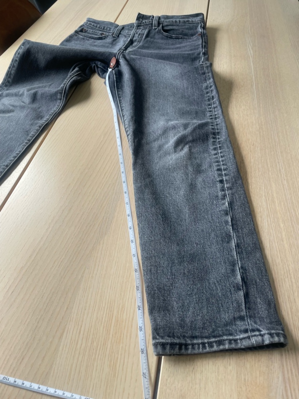 Levi’s Wedgie Black Wash Straight Jeans size 28 Levi ladies denim jeans - Picture 4 of 10